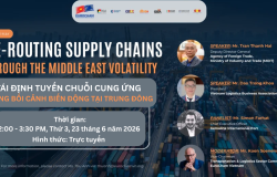 Tái định tuyến chuỗi cung ứng trong bối cảnh biến động tại Trung Đông